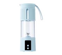 PETSOLA Tasse Centrifugeuse Électrique à Accumulation Mini Blender Portable USB Mixeur Portable pour Déplacement, Bleu Clair