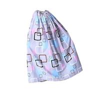 PETSOLA Tente de Changement Portable avec Cabine D'Intimité Pliable Couverture D'Essayage en Coton Manteau de Vestiaire Abri Adapté à La Plage La Danse, Carré coloré, 1.2 m
