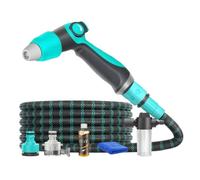 PETSOLA Tuyau D'arrosage Extensible avec Lance Multifonction Lance Lavage avec Tuyau Extensible Flexible pour Nettoyage Extérieur