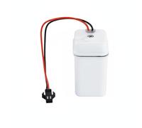 PETSOLA Urinal Boîtier d'alimentation Boîte à Piles Support Batterie 4 AA 6v Qualité de Distribution Régulière Résistant aux Milieux Humides Adapté aux, Blanc, Fiche Mâle 7Sm