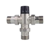 PETSOLA Vanne Thermostatique avec Corps En Laiton Température Constante Mitigeur Thermostatique Compact Robinetterie pour Douchette, DN40, style to 2