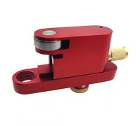 PETSOLA Violin Edge Marker Marqueur de Bord Outil de de Défonceuse Gabarit de Filets Aluminium avec Molette Laiton et Roue Acier HSS Adapté aux Coupes de, Rouge