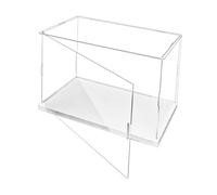 PETSOLA Vitrine Acrylique Légère et Moderne, à Poser sur Une Table, Résistante à La Poussière.