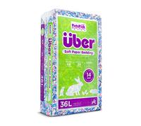 PETSPICK Uber Litière en Papier Souple pour Petits Animaux, confettis, 36 L