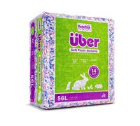 PETSPICK Uber Litière en papier souple pour petits animaux, confettis, 56 L