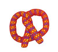 Petstages Jouet Bretzel pour Chat - élimine la Plaque/Herbe à Chat - Orange - Taille Unique