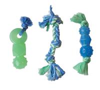 Petstages Lot de 3 Jouets à mâcher pour Chien Orka Mini Dentachew