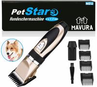 PETSTAR Premium Tondeuse professionnelle pour animaux de compagnie Batterie Chien Chat Tondeuse