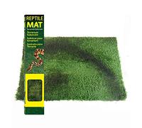 PETSTARCX Reptile Terrarium Literie Substrat Doublure Pelouse Douce Aménagement Paysager Tapis Décoratif Amphibie Tortue Lézard Tapis Hydratant (L)