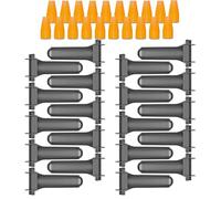 PetsTEK Lot de 20 connecteurs électriques étanches à enterrer directement, connecteurs électriques pour réparation de rupture de fil, compatibles avec les systèmes de clôture pour chien PetSafe