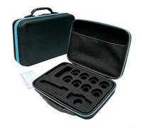 PETSTIBLE 8 emplacements pour Beyblade X Case Boîte de rangement EVA pour | Peut contenir 8 hauts, fentes rondes sécurisées, empêche les rayures, comprend une poche en maille pour lanceurs