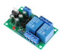 PETSTIBLE Carte de protection pour haut-parleur, kit de circuit de retard audio double canal avec démarrage 3-5 s, AC 12-16 V, 65 x 40 mm (B)