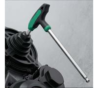 PETSTIBLE Clé hexagonale en chrome vanadium 2-10 mm Angle d'utilisation 25° | Acier au chrome vanadium, transfert de couple, pour une qualité industrielle durable, plage de 2 à 10 mm, poignée