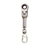PETSTIBLE Clé porte-clés légère liquet de 10 mm pour réparations et ajustements rapides (argent mat)