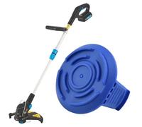 PETSTIBLE Couvercle de bobine pour débroussailleuse Allister MGTP18Li - Couvercle de rechange - 55 x 30 mm - Bleu - Pour l'entretien professionnel de la pelouse et l'utilisation du jardin