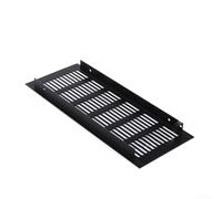 PETSTIBLE Grille de ventilation multi-tailles en alliage d'aluminium noir grille de ventilation rectangulaire (100 x 150 mm)