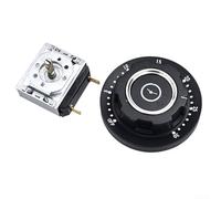 PETSTIBLE Interrupteur minuteur 30/60/90/120 min pour four à micro-ondes avec sonnette mécanique AC 250 V 16 A (30 minutes)