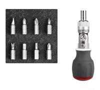 PETSTIBLE Kit de tournevis à poignée rotative avec embout magnétique (A) | 30 embouts CR-V, PH/pour torx/pour triwing, résistants à la rouille, pour acier durable, ajustement précis