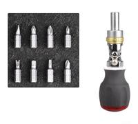 PETSTIBLE Kit de tournevis à poignée rotative avec embout magnétique (B) | 30 embouts CR-V, PH/pour torx/pour triwing, résistants à la rouille, pour acier durable, ajustement précis