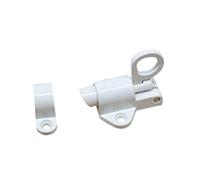 PETSTIBLE Loquet à fermeture automatique, loquet de porte à ressort en alliage d'aluminium pour grenier, trappe de plafond