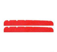PETSTIBLE Lot de 2 sillets de chevalet en os de vache pour guitare électrique et folk (rouge)