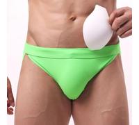 PETSTIBLE Maillot de bain 90 % nylon hautement élastique et extensible | Taille basse, effet push-up rembourré, sûr pour un ajustement parfait pour la natation active, styles de couleur unie