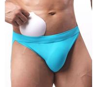 PETSTIBLE Maillot de bain 90 % nylon hautement élastique et extensible | Taille basse, effet push-up rembourré, sûr pour un ajustement parfait pour la natation active, styles de couleur unie