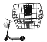 PETSTIBLE Panier avant pour trottinette électrique fabriqué en fer robuste option de rangement pratique