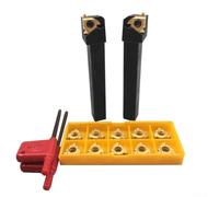 PETSTIBLE SER1212H16+SEL1212H16 Porte-outil de tournage avec inserts en carbure 16ER AG60 et 16IR AG60 pour usinage de précision