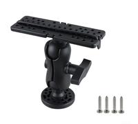 PETSTIBLE Support de montage pour détecteur de poissons marins, support de navigation GPS, base de montage rotative à 360 degrés pour yacht, bateau, sonar