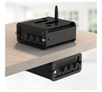 PETSTIBLE Support mural pour Fosi Audio BT20A, organiseur de bureau en acrylique, design peu encombrant, accessoires audio noirs