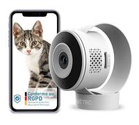 PetTec Cam Lite - Caméra intérieure Wi-FI pour Chien et Chat, Application Mobile, Vision Nocturne, Audio bidirectionnel, détection de Mouvement et de Son