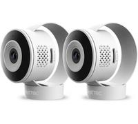 PetTec Cam Lite - Lot de 2 caméras intérieures Wi-FI pour Chien et Chat, Vision Nocturne, Audio bidirectionnel, détection de Mouvement et de Son