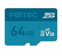 PetTec Carte mémoire Ultra microSDXC - Spécialement conçue pour les appareils photo PetTec Wi-Fi et LTE jusqu'à 100 Mo/s, classe 10, U1, performance A1, capacité vidéo en Full HD, pour surveillance