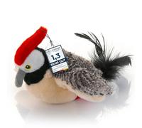 PetTec - Jouet en peluche pour chat interactif - Jouet en peluche chat mobile et rechargeable avec USB-C - Avec herbe à chat - Réveille l'instinct de chasse avec bip sonore et battement d'ailes