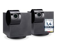 PetTec Pet Cam 360° Lot de 2, Supporté par Une Application Mobile, caméra Intelligent pour Animal avec détecteur de Mouvement, Full HD 1080p, Vue de 360 degré, Microphone & Enceinte - iOS et Android