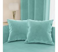 PETTI Artigiani Italiani - 2 Coussins Canapé en Velours avec Remplissage, Housses de Coussin pour Chambre, Coussins Décoratifs en Velours avec Housse à Sac, Tiffany 2 Pièces - 60x40 cm