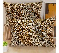 PETTI Artigiani Italiani - 2 Taies d’Oreiller 50x70 cm en Microfibre, Coussins Décoratifs Chambre, Salon, Lot de 2 Housses de Coussin, Taie Animalier 04, 100% Made in Italy