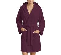 PETTI Artigiani Italiani Accappatoio Microfibra Peignoir Microfibre, Prune, M Mixte