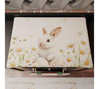 Petti Artigiani Italiani - Accessoires Textiles de Cuisine, Couvre-cuisinière 46 x 70 cm en Microfibre, Couvre-cuisinière de Pâques élégant pour gaz et Induction, 26,31, 100% fabriqué en Italie