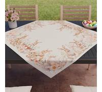 Petti Artigiani Italiani - Accessoires Textiles de Cuisine, pièce maîtresse de Pâques Moderne 90 x 90 cm en Microfibre, Nappe de Table élégante en Impression numérique 26 33, 100% fabriquée en Italie