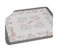 Petti Artigiani Italiani - Accessoires Textiles de Cuisine, pièce maîtresse Moderne 90 x 90 cm en Microfibre, Nappe de Table élégante en Impression numérique Florale 17, 100% Made in Italy