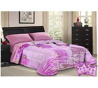 PETTI Artigiani Italiani - Couette d'Hiver, Édredon, Lit 90, Orchidée et Papillon