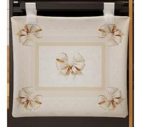 PETTI Artigiani Italiani - Couvre-Four, Couvre-Four, pour Cuisine, Couvre-Four Moderne, imprimé numérique, nœud Beige, 100% fabriqué en Italie