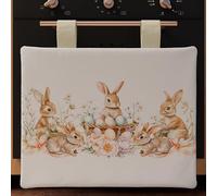 Petti Artigiani Italiani - Couvre-Four de Pâques pour Cuisine, Couvre-Four Moderne 40 x 50 cm pour Pâques en Impression numérique, 26 33, 100% fabriqué en Italie