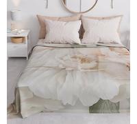 PETTI Artigiani Italiani - Couvre-lit Double Printemps été, Couverture légère pour lit Double, Drap de lit, Floral 40 100% fabriqué en Italie