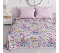 PETTI Artigiani Italiani - Drap de Protection en Microfibre Multi-Usage Anti-Taches 180x270 cm, Housse de Canapé, Couvre Lit, Couverture de Canape, Princess, 100% Made in Italy