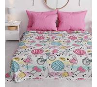 PETTI Artigiani Italiani - Drap de Protection en Microfibre Multi-Usage Anti-Taches 220x270 cm, Housse de Canapé, Couvre Lit, Couverture de Canape, Paris Chic, 100% Made in Italy