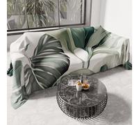 PETTI Artigiani Italiani - Drap de Protection en Microfibre Multi-Usage Anti-Taches 220x270 cm, Housse de Canapé, Couvre Lit, Couverture de Canape, Floral 25 4, 100% Made in Italy