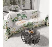 PETTI Artigiani Italiani - Couvre-Lit 260x250 cm Microfibre, Printemps Été, Parure de Lit Légère Double, Draps 2 Personnes, Animaux Blanc, 100% Fabriqué en Italie